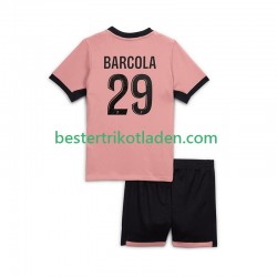 Fußballtrikot Paris Saint-Germain Bradley Barcola 29 Ausweich Trikot 3rd 2024-2025 Kurzarm für Kinder