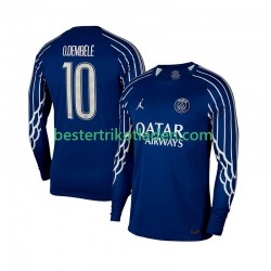 Fußballtrikot Paris Saint-Germain Ousmane Dembele 10 Viertes trikot 2024-2025 Langarm für Herren