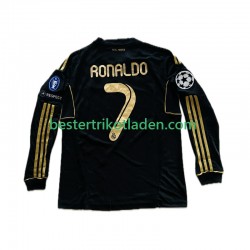 Fußballtrikot Real Madrid Cristiano Ronaldo 7 -2012 Auswärts Trikot Away 2011 Langarm für Herren