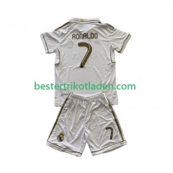 Fußballtrikot Real Madrid Cristiano Ronaldo 7 2012 Retro Heim Trikot Home 2011 Kurzarm für Kinder
