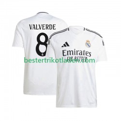 Fußballtrikot Real Madrid Federico Valverde 8 Heim Trikot Home 2024-2025 Kurzarm für Herren