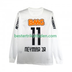 Fußballtrikot Santos Neymar JR 11 2012 Retro Heim Trikot Home 2011 Langarm für Herren