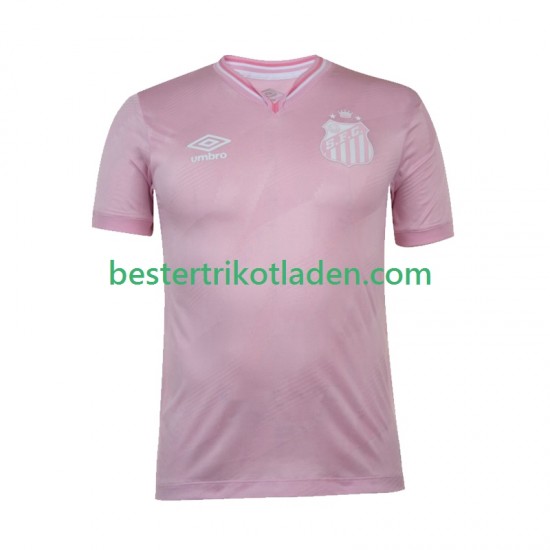 Fußballtrikot Santos October Heim Trikot Home 2024-2025 Kurzarm für Herren