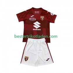 Fußballtrikot Torino Heim Trikot Home 2024-2025 Kurzarm für Kinder