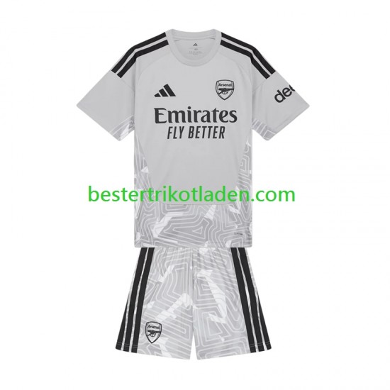 Fußballtrikot Arsenal Torwart Heim Trikot Home 2026-2027 Kurzarm für Kinder
