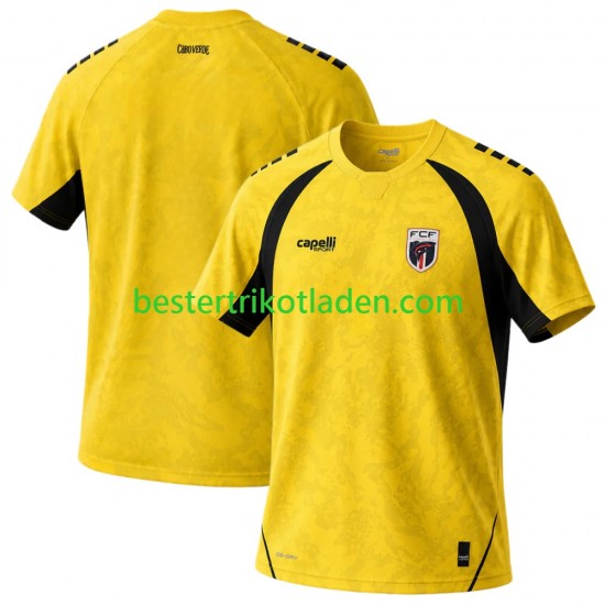 Fußballtrikot Cape Verde Torwart Heim Trikot Home 2026 Kurzarm für Herren