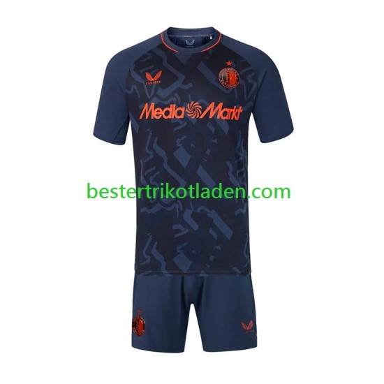 Fußballtrikot Feyenoord Rotterdam Ausweich Trikot 3rd 2026-2027 Kurzarm für Kinder