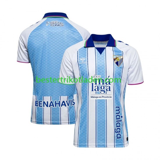 Fußballtrikot Málaga CF Heim Trikot Home 2026-2027 Kurzarm für Herren