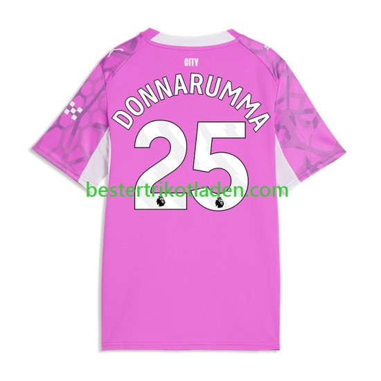 Fußballtrikot Manchester City Gianluigi Donnarumma 25 Torwart Auswärts Trikot Away 2026-2027 Kurzarm für Herren