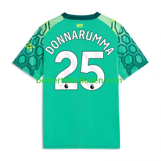 Fußballtrikot Manchester City Gianluigi Donnarumma 25 Torwart Heim Trikot Home 2026-2027 Kurzarm für Herren