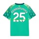 Fußballtrikot Manchester City Gianluigi Donnarumma 25 Torwart Heim Trikot Home 2026-2027 Kurzarm für Herren