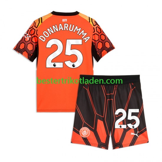 Fußballtrikot Manchester City Gianluigi Donnarumma Torwart Ausweich Trikot 3rd 2026-2027 Kurzarm für Kinder