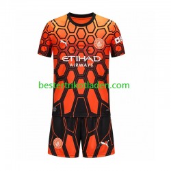 Fußballtrikot Manchester City Torwart Ausweich Trikot 3rd 2026-2027 Kurzarm für Kinder