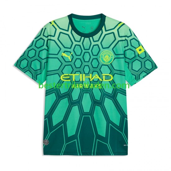 Fußballtrikot Manchester City Torwart Heim Trikot Home 2026-2027 Kurzarm für Herren