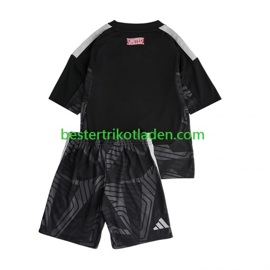 Fußballtrikot Manchester United Torwart Heim Trikot Home 2026-2027 Kurzarm für Kinder