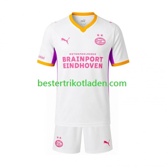 Fußballtrikot PSV Eindhoven Auswärts Trikot Away 2026-2027 Kurzarm für Kinder
