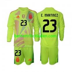 Fußballtrikot Argentinien Emiliano Martinez 23 Torwart Auswärts Trikot Away 2024 Langarm für Kinder