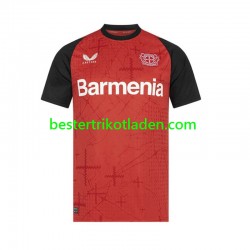 Fußballtrikot Bayer 04 Leverkusen Heim Trikot Home 2024-2025 Kurzarm für Herren