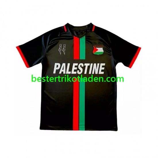 Fußballtrikot Club Deportivo Palestino Center Stripre Heim Trikot Home 2024-2025 Kurzarm für Herren
