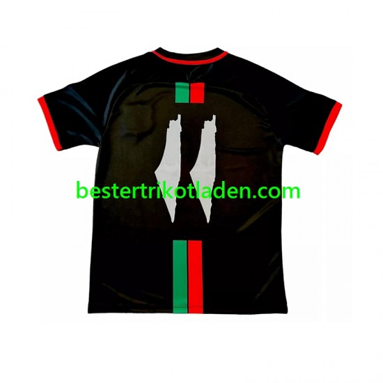 Fußballtrikot Club Deportivo Palestino Center Stripre Heim Trikot Home 2024-2025 Kurzarm für Herren