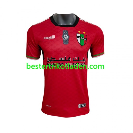 Fußballtrikot Club Deportivo Palestino Torwart Heim Trikot Home 2024-2025 Kurzarm für Herren