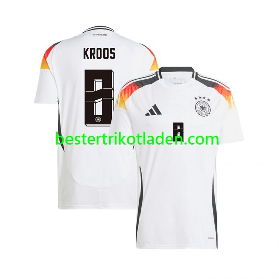 Fußballtrikot Deutschland Toni Kroos 8 Heim Trikot Home Euro 2024 Kurzarm für Herren