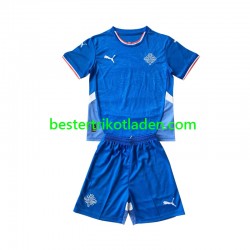 Fußballtrikot Island Heim Trikot Home 2024 Kurzarm für Kinder