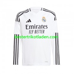 Fußballtrikot Real Madrid Heim Trikot Home 2024-2025 Langarm für Herren