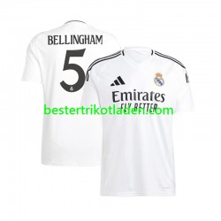 Fußballtrikot Real Madrid Jude Bellingham 5 Heim Trikot Home 2024-2025 Kurzarm für Herren
