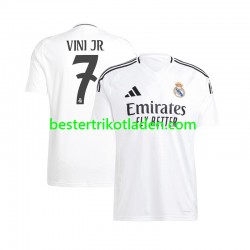 Fußballtrikot Real Madrid Vinicius Junior 7 Heim Trikot Home 2024-2025 Kurzarm für Herren
