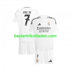 Fußballtrikot Real Madrid Vinicius Junior 7 Heim Trikot Home 2024-2025 Kurzarm für Kinder