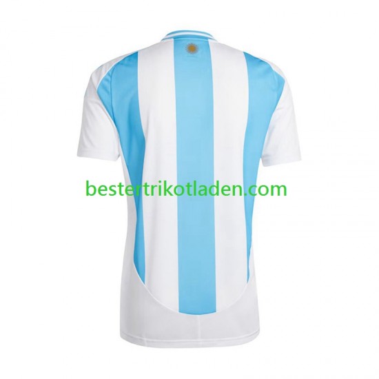 Fußballtrikot Argentinien Copa America Heim Trikot Home 2024 Kurzarm für Herren