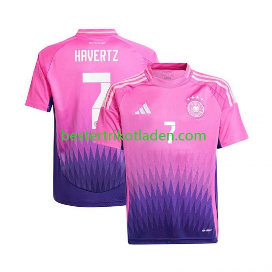Fußballtrikot Deutschland Havertz 7 Auswärts Trikot Away Euro 2024 Kurzarm für Herren