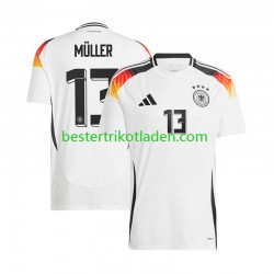 Fußballtrikot Deutschland Thomas Muller 13 Heim Trikot Home Euro 2024 Kurzarm für Herren