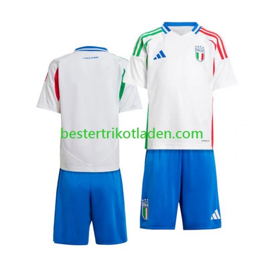 Fußballtrikot Italien Auswärts Trikot Away Euro 2024 Kurzarm für Kinder