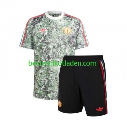 Fußballtrikot Manchester United Stone Roses Heim Trikot Home 2023-2024 Kurzarm für Kinder