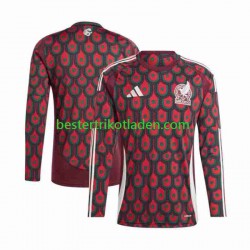 Fußballtrikot Mexiko Copa America Heim Trikot Home 2024 Langarm für Herren