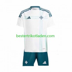 Fußballtrikot Nordirland Auswärts Trikot Away 2024 Kurzarm für Kinder