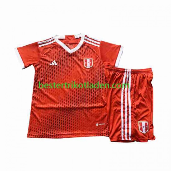 Fußballtrikot Peru Auswärts Trikot Away 2023 Kurzarm für Kinder