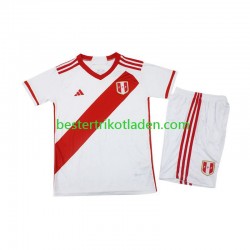 Fußballtrikot Peru Heim Trikot Home 2023 Kurzarm für Kinder