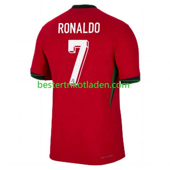 Fußballtrikot Portugal Cristiano Ronaldo 7 Heim Trikot Home Euro 2024 Kurzarm für Herren