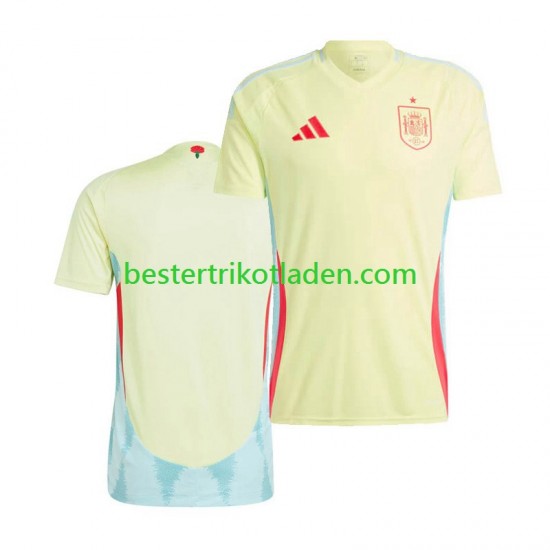 Fußballtrikot Spanien Auswärts Trikot Away Euro 2024 Kurzarm für Herren