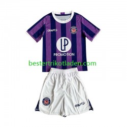 Fußballtrikot Toulouse Auswärts Trikot Away 2023-2024 Kurzarm für Kinder