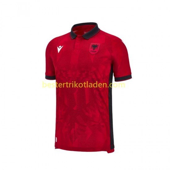 Fußballtrikot Albanien Heim Trikot Home 2023 Kurzarm für Herren