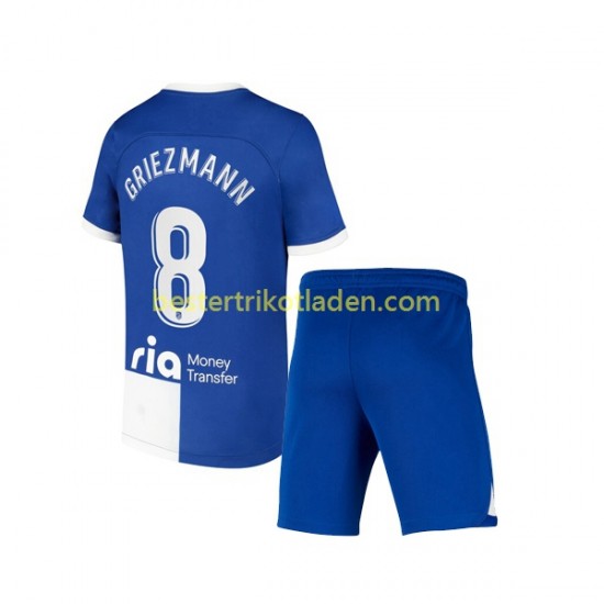 Fußballtrikot Atlético Madrid Griezmann 8 120 Anniversary Heim Trikot Home 2022-2023 Kurzarm für Kinder