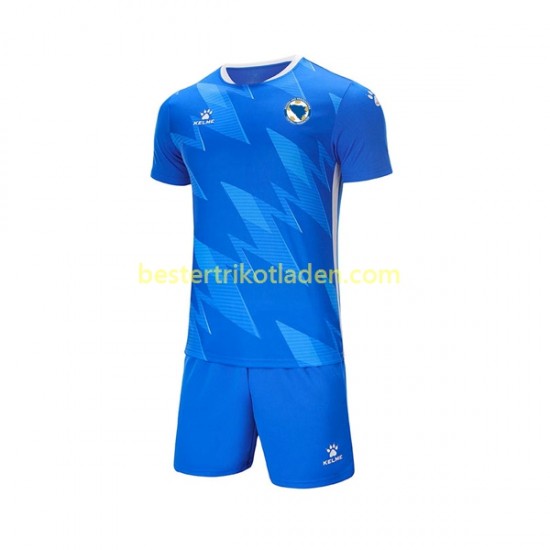 Fußballtrikot Bosnien-Herzegowina Heim Trikot Home 2023 Kurzarm für Kinder