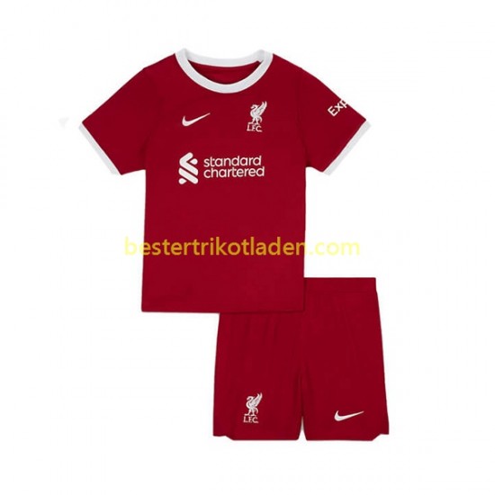 Fußballtrikot Liverpool Heim Trikot Home 2023-2024 Kurzarm für Kinder