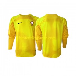 Fußballtrikot Portugal Torwart Heim Trikot Home WM 2022 Langarm für Herren