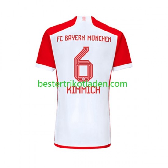 Fußballtrikot FC Bayern München Joshua Kimmich 6 Heim Trikot Home 2023-2024 Kurzarm für Herren