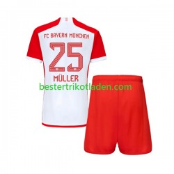 Fußballtrikot FC Bayern München Thomas Muller 25 Heim Trikot Home 2023-2024 Kurzarm für Kinder